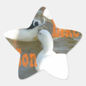 Wie Vater wie Sohn. Stern-Aufkleber (Vorderseite)