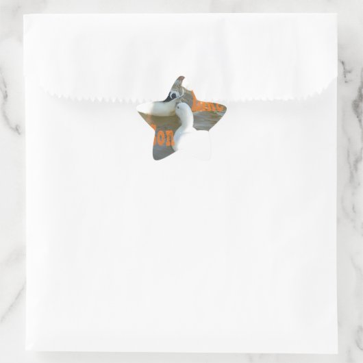 Wie Vater wie Sohn. Stern-Aufkleber (Tasche)