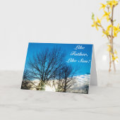 WIE VATER, WIE SON-Karte Karte (Gelbe Blume)