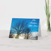 WIE VATER, WIE SON-Karte Karte (Vorderseite)