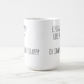 Wie Vater wie Son OhCrap Funny Quote Kaffee Tasse (Mittel)