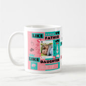 Wie Vater wie Tochter, Crap Funny Foto Kaffeetasse (Links)