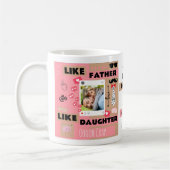 Wie Vater wie Tochter, Crap Funny Foto Kaffeetasse (Links)