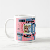 Wie Vater wie Tochter, Crap Funny Foto Kaffeetasse (Links)
