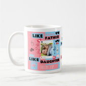 Wie Vater wie Tochter, Crap Funny Foto Kaffeetasse (Links)