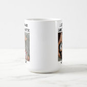 Wie Vater wie Tochter Foto Schwarz-weiß Kaffeetasse (Mittel)