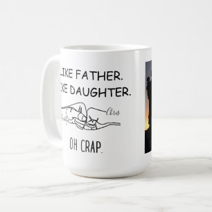 Wie Vater wie Tochter/Sohn Faustbummel Kaffeetasse