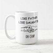 Wie Vater wie Tochter/Sohn Faustbummel Kaffeetasse (Links)