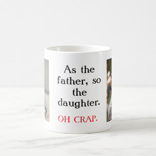Wie Vater wie Tochter/Sohn Foto Kaffeetasse