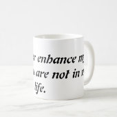 Wie vermeidet man narzisstische Tasse? Kaffeetasse (VorderseiteRechts)