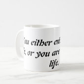 Wie vermeidet man narzisstische Tasse? Kaffeetasse (Vorderseite Links)