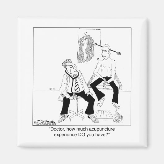 Wie viel Akupunkturerfahrung haben Sie? Magnet (Vorne)