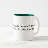 Wie viel ein Waldmurmeltier wurde Zweifarbige Tasse (VorderseiteRechts)