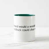 Wie viel ein Waldmurmeltier wurde Zweifarbige Tasse (Mittel)