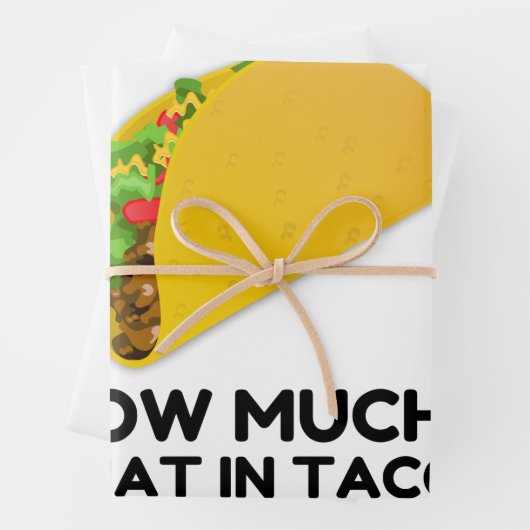 Wie viel kostet das in Takos? Geschenkpapier Set (Beispiel)