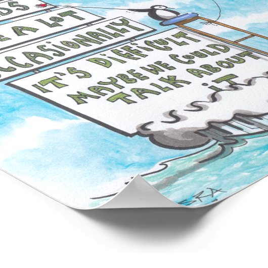 Wie viel Liebe gib ich dir ein Poster? Poster (Ecke)