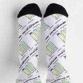 Wie viel Lösungsmittel hast du? Chemie-Spaß Socken (Oben)