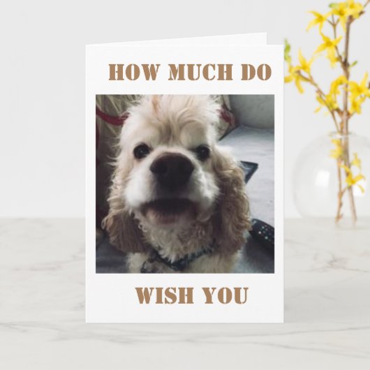 *WIE VIEL MÖCHTE ICH IHNEN EIN GLÜCKLICHES 60.* KARTE (Gelbe Blume)