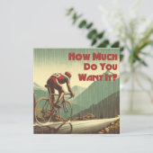 Wie viel Will du, es zu radfahren? (Stehend Vorderseite)