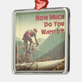 Wie viel Will du, es zu radfahren? Ornament Aus Metall (Links)