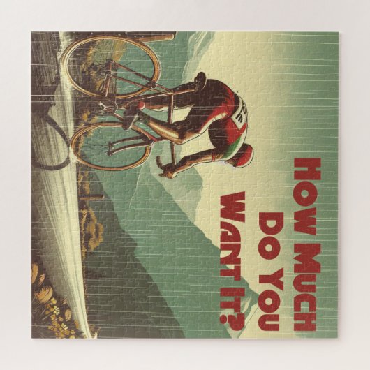 Wie viel Will du, es zu radfahren? Puzzle (Horizontal)