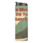 Wie viel Will du, es zu radfahren? Thermosbecher (Nach rechts gedreht)