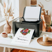 Wie viele Berries Brautparty Guessing Game Sign Poster