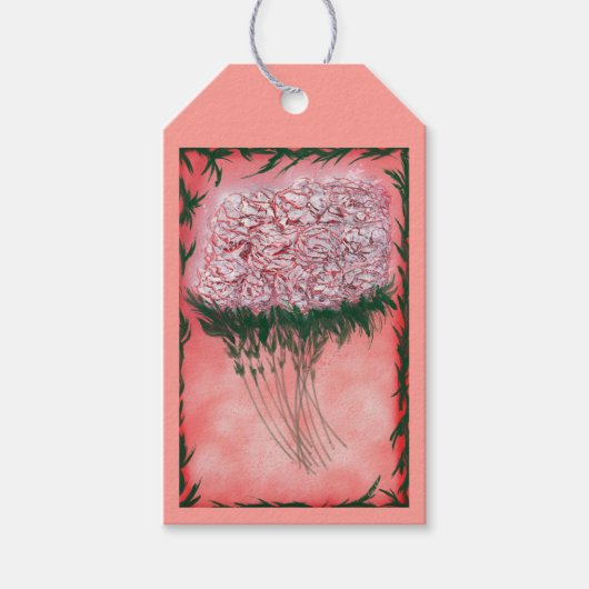 Wie viele Blumen Geschenkanhänger (Vorderseite)