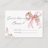 Wie viele Bogen florrosa Bogen Begleitkarte (Vorderseite)