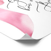 Wie viele Bows befinden sich in der Babydusche? Poster (Ecke)