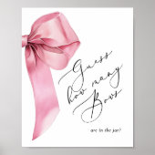 Wie viele Bows befinden sich in der Babydusche? Poster (Vorne)