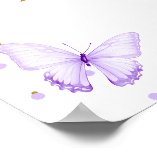 Wie viele Butterfly Kisses Baby Showspiel Poster (Ecke)