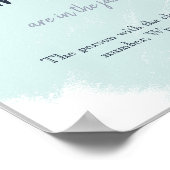 Wie viele Candies Brautparty Game Sign Poster (Ecke)