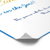 Wie viele Candies Brautparty Game Sign Poster (Ecke)