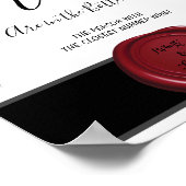 Wie viele Corks Pen & Inkwell Duschgel-Zeichen Poster (Ecke)