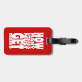 Wie viele Ecken müssen verbraucht werden Gepäckanhänger (Rückseite horizontal)