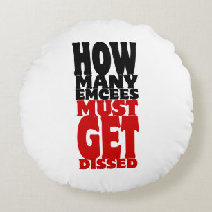 Wie viele Ecken müssen verbraucht werden Rundes Kissen