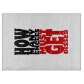 Wie viele Ecken müssen verbraucht werden Schneidebrett (Vorderseite)