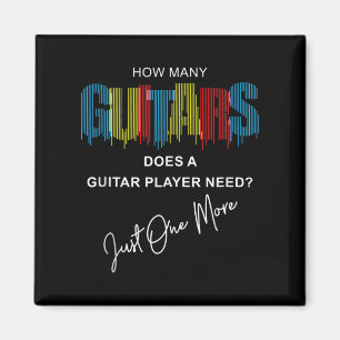 Wie viele Gitarren braucht ein Gitarrenspieler nur Magnet