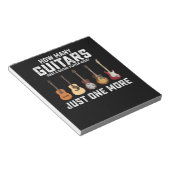Wie viele Gitarren braucht ein Gitarrist Notizblock (angewinkelt)