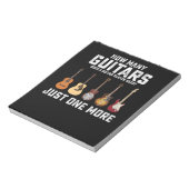 Wie viele Gitarren braucht ein Gitarrist Notizblock (Rotiert)