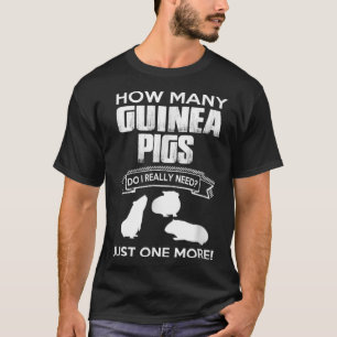 Wie viele Guinea Schweine brauche ich wirklich nur T-Shirt