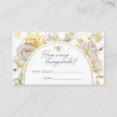 Wie viele Honigwaben sind im Glas? Begleitkarte (Vorderseite)