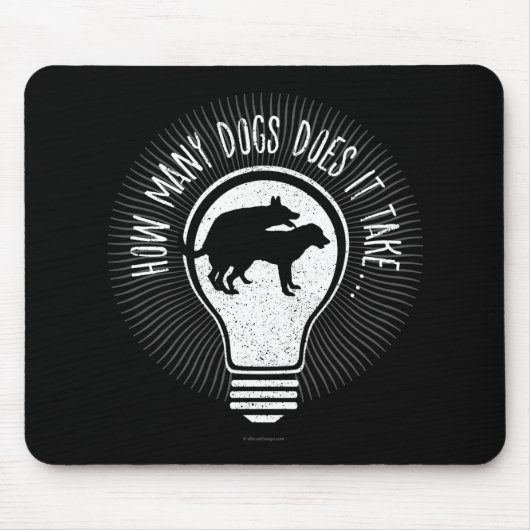 Wie viele Hunde braucht es? Maus Pad Mousepad (Vorne)