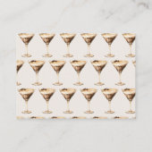 Wie viele Kaffeebohnen Espresso Martini Dusche Begleitkarte (Rückseite)