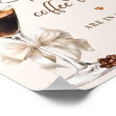 Wie viele Kaffeebohnen sind im Glas? Poster (Ecke)