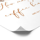 Wie viele Kaffeebohnen sind im Glas? Poster (Ecke)