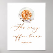 Wie viele Kaffeebohnen sind im Glas? Poster (Vorne)