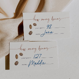 Wie viele Kaffeebohnen sind in der JAR-Spielkarte? Begleitkarte