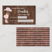 Wie viele Kanadier OM Cowgirl Baby Shooting Game C Platzkarte (Vorne/Hinten)